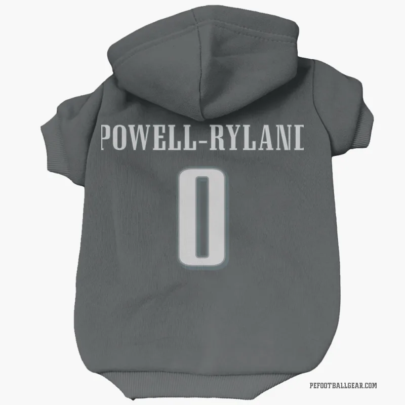 Antwaun Powell-Ryland Black Philadelphia Eagles Cat & Dog Pet Hoodie