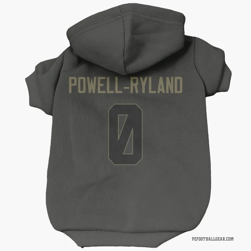Antwaun Powell-Ryland Black Philadelphia Eagles Service Cat & Dog Pet Hoodie