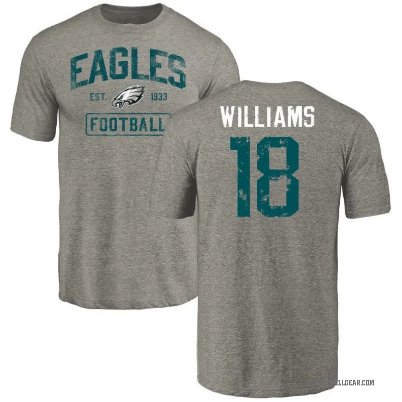 Avery Williams Men's Gray Philadelphia Eagles Distressed T-Shirt