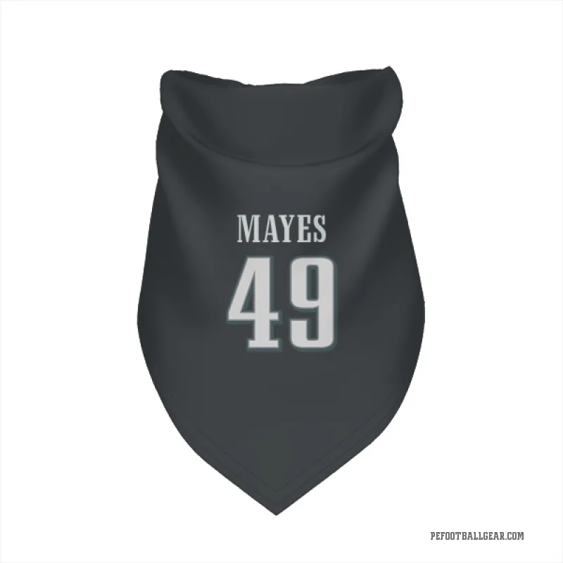 BJ Mayes Black Philadelphia Eagles Cat & Dog Pet Bandana