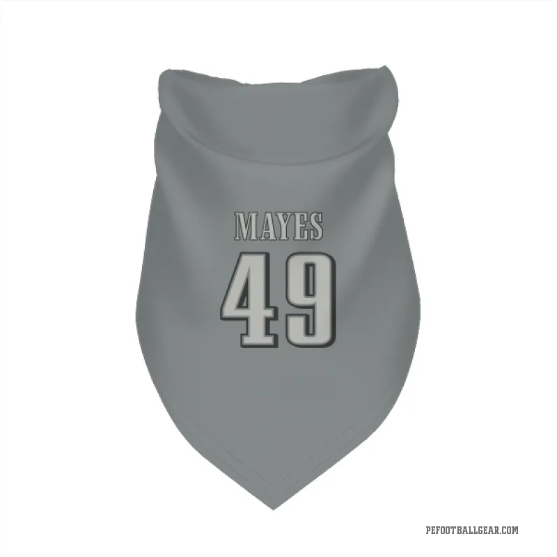 BJ Mayes Charcoal Philadelphia Eagles Cat & Dog Pet Bandana