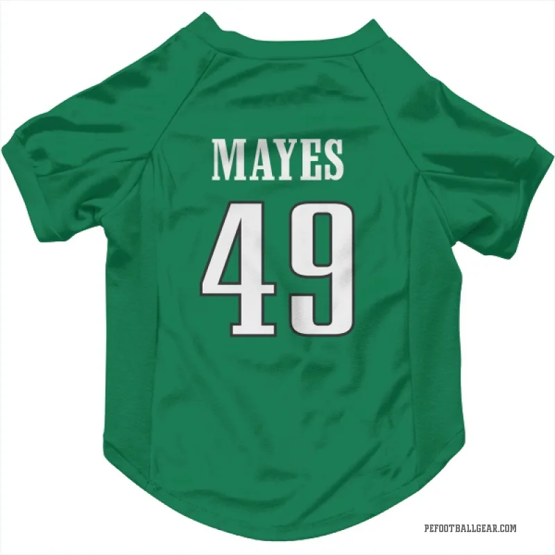 BJ Mayes Green Philadelphia Eagles Kelly Cat & Dog Pet Jersey