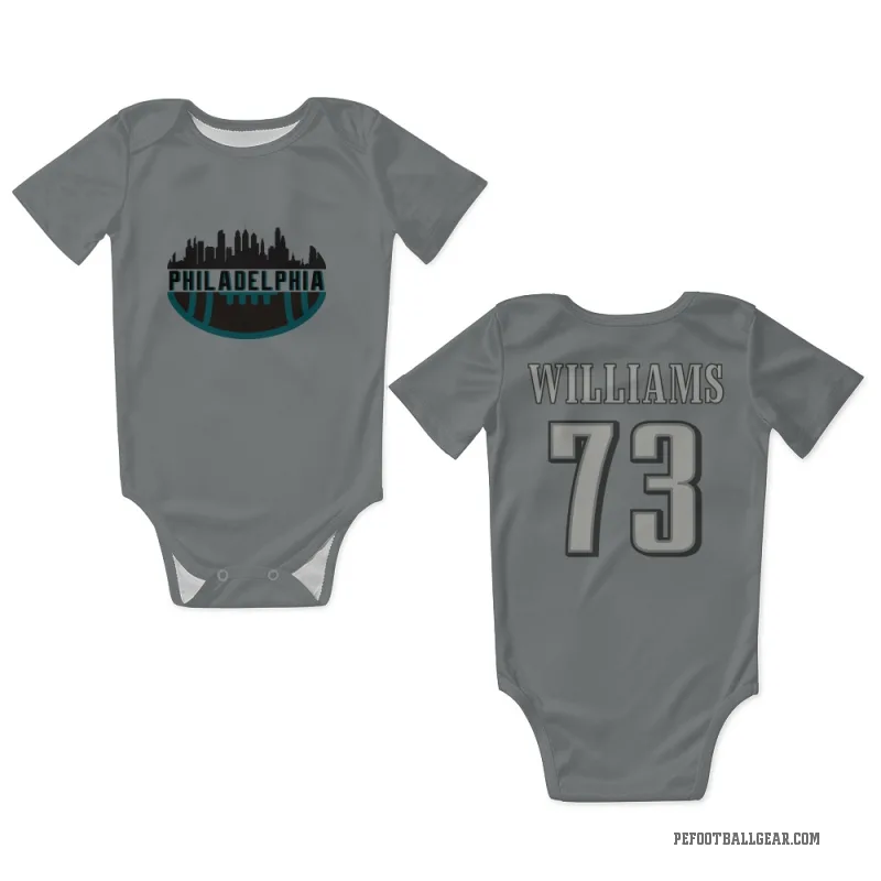 Cameron Williams  Charcoal Philadelphia Eagles  Newborn & Infant Bodysuit