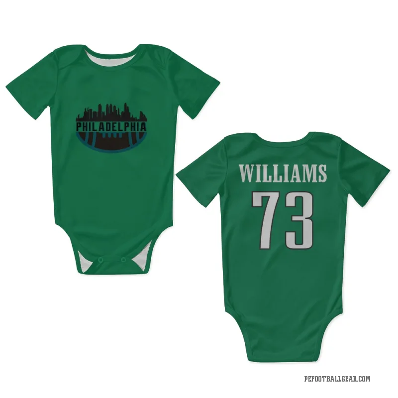 Cameron Williams  Green Philadelphia Eagles   Kelly  Newborn & Infant Bodysuit