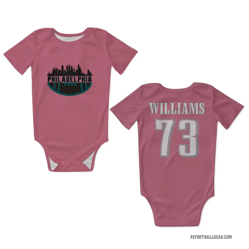 Cameron Williams  Pink Philadelphia Eagles  Newborn & Infant Bodysuit