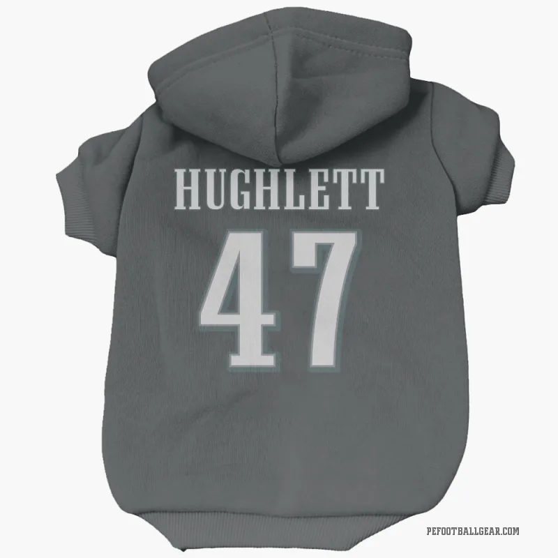 Charley Hughlett Black Philadelphia Eagles Cat & Dog Pet Hoodie