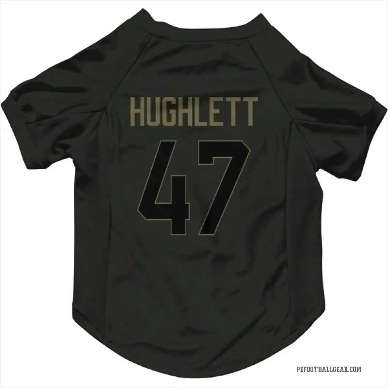 Charley Hughlett Black Philadelphia Eagles Service Cat & Dog Pet Jersey