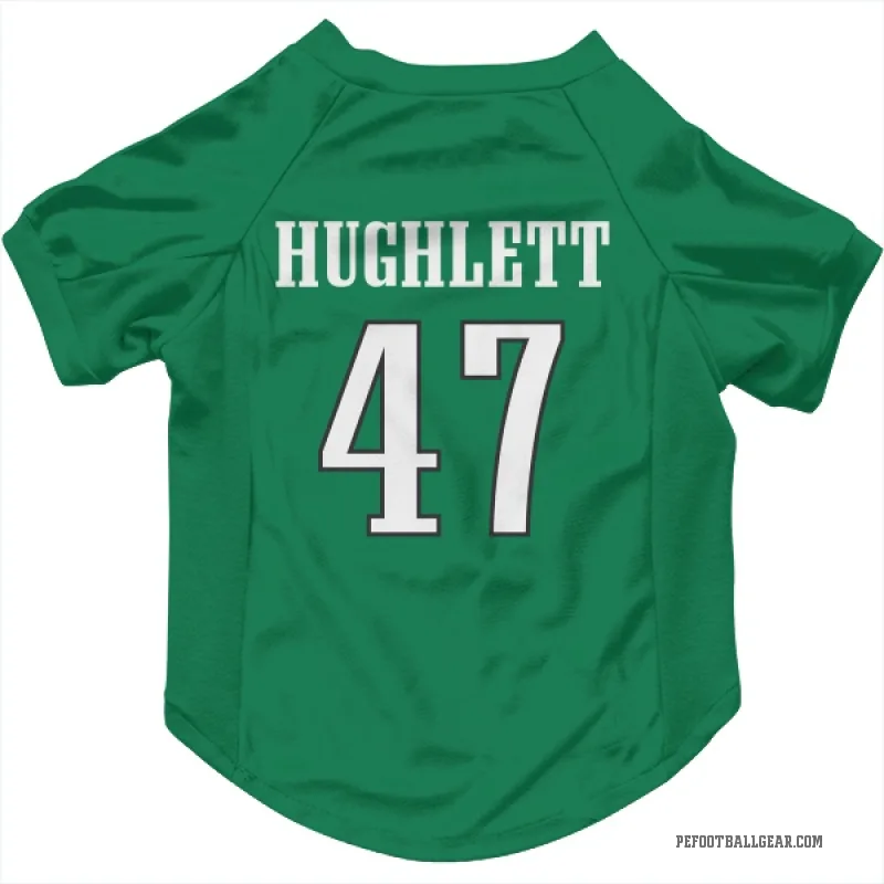 Charley Hughlett Green Philadelphia Eagles Kelly Cat & Dog Pet Jersey
