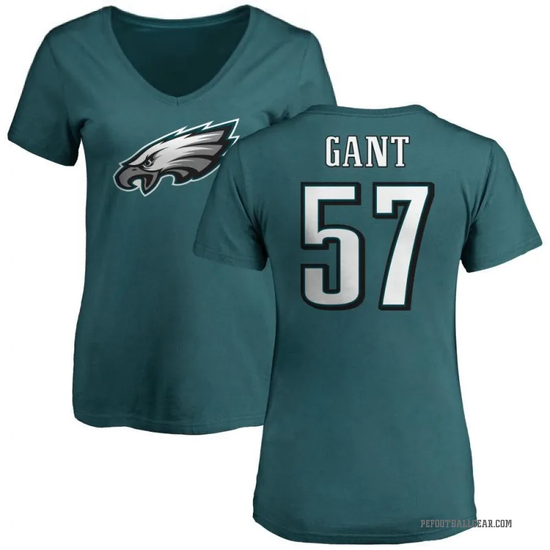 Dallas Gant Women's Green Philadelphia Eagles Logo Slim Fit T-Shirt -