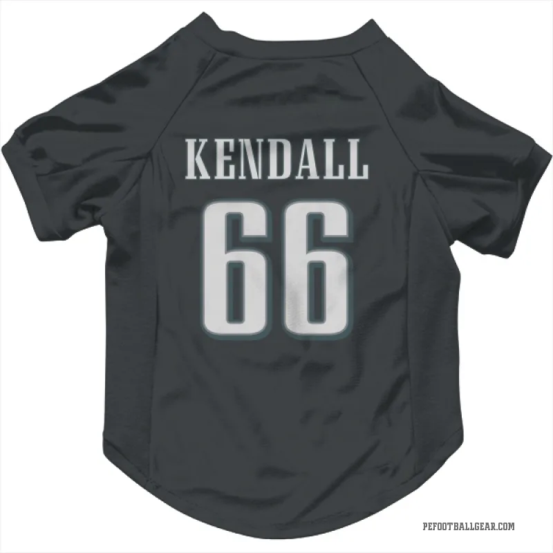 Drew Kendall Black Philadelphia Eagles Cat & Dog Pet Jersey