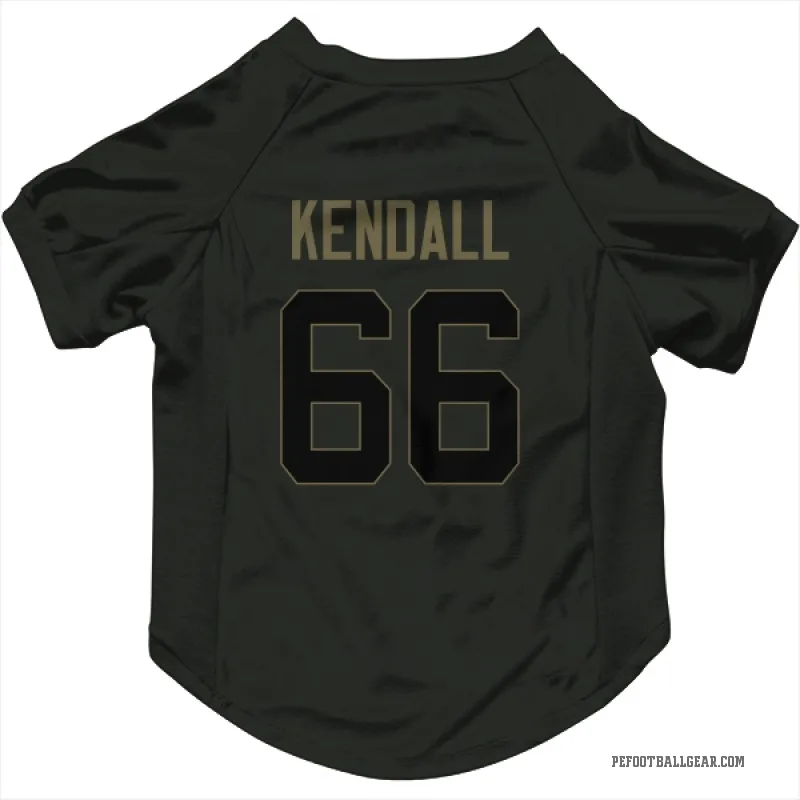 Drew Kendall Black Philadelphia Eagles Service Cat & Dog Pet Jersey