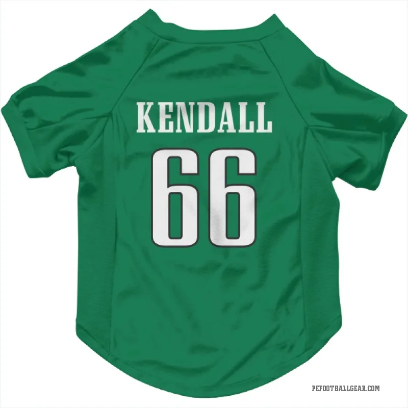Drew Kendall Green Philadelphia Eagles Kelly Cat & Dog Pet Jersey