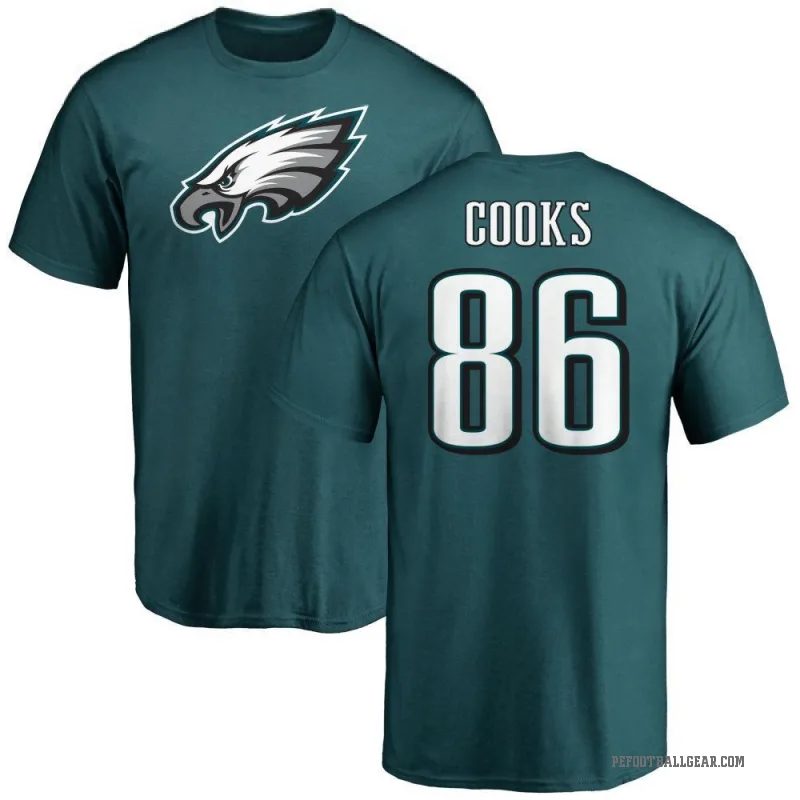 Elijah Cooks Men's Green Philadelphia Eagles Logo T-Shirt -