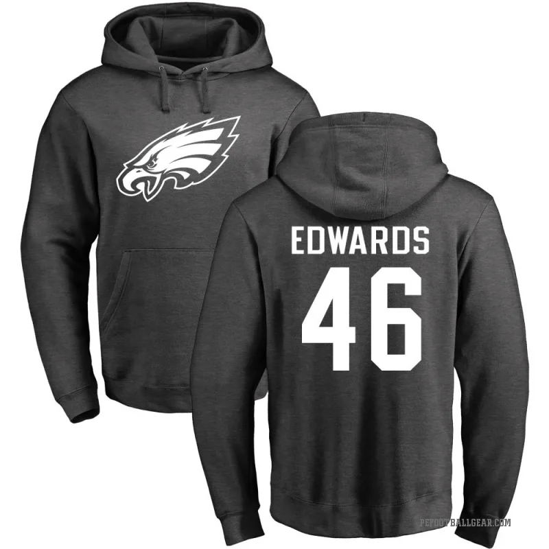 Herman Edwards Men's Philadelphia Eagles Pro Line by Branded Ash One Color Pullover Hoodie