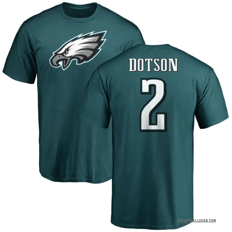 Jahan Dotson Youth Green Philadelphia Eagles Logo T-Shirt -