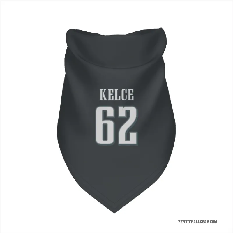 Jason Kelce Black Philadelphia Eagles Cat & Dog Pet Bandana