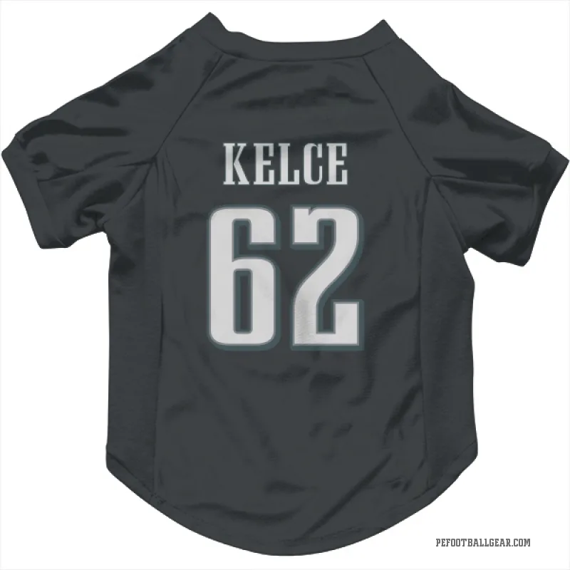 Jason Kelce Black Philadelphia Eagles Cat & Dog Pet Jersey