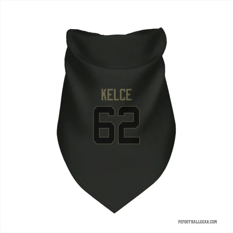 Jason Kelce Black Philadelphia Eagles Service Cat & Dog Pet Bandana