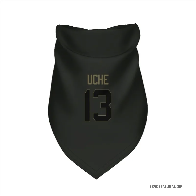 Joshua Uche Black Philadelphia Eagles Service Cat & Dog Pet Bandana
