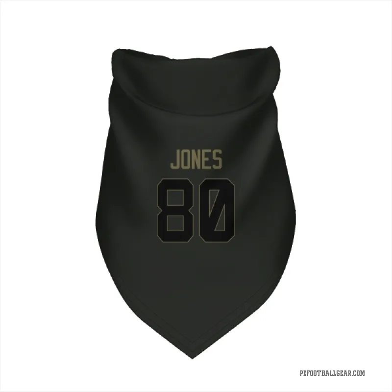 Julio Jones Black Philadelphia Eagles Service Cat & Dog Pet Bandana