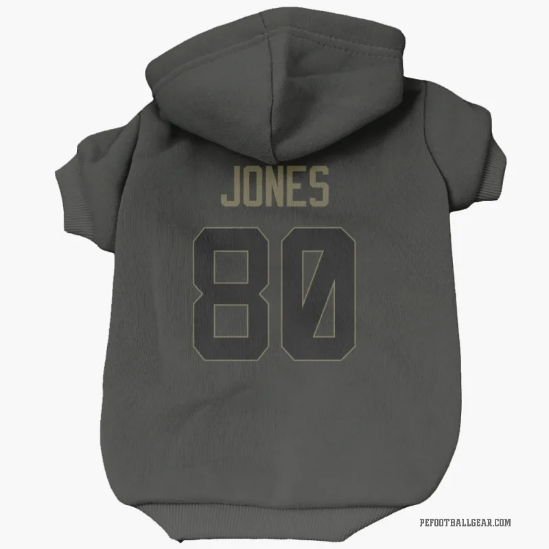 Julio Jones Black Philadelphia Eagles Service Cat & Dog Pet Hoodie