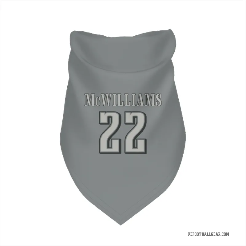 Mac McWilliams Charcoal Philadelphia Eagles Cat & Dog Pet Bandana