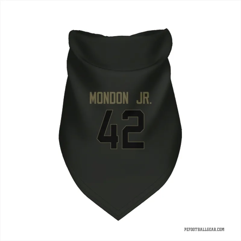 Smael Mondon Jr. Black Philadelphia Eagles Service Cat & Dog Pet Bandana