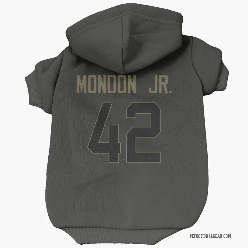 Smael Mondon Jr. Black Philadelphia Eagles Service Cat & Dog Pet Hoodie