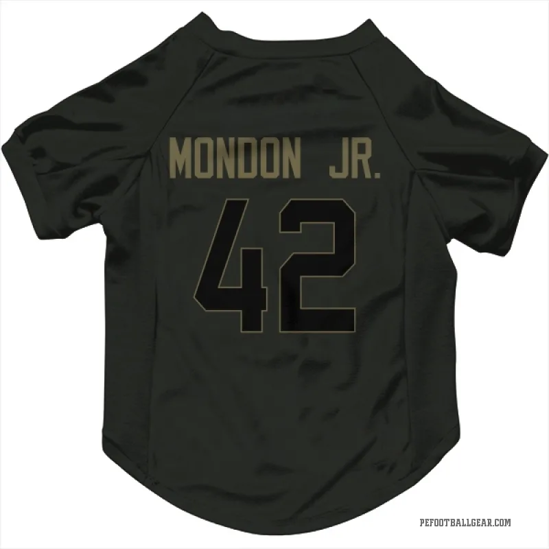 Smael Mondon Jr. Black Philadelphia Eagles Service Cat & Dog Pet Jersey